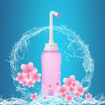 Prenosni Ročni Bide Razpršilec 500 ml Osebnih Čistilo Bide Spray Steklenico za Zunanjo Potovanja Higieno, Pranje