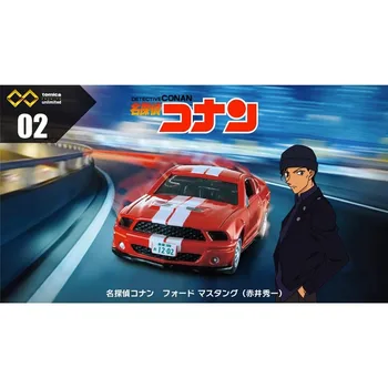 Resnično TAKARATOMY Simulacije Zlitine Modela Avtomobila Ime Detective Conan Akai Shoichi Ford GT500 Roadster 179238 Otroško Darila