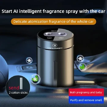 Mini Avto Parfum Aromaterapija Difuzor Eterično Olje Smart Dvojno Sprinkler Baterije Model Start Stop Osvežilcev Zraka Difuzor