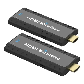 Brezžični HDMI je Združljiv Oddajnik Sprejemnik, Brezžični Extender Oddajnik Adapter za Brezžični Zaslon Projektorja