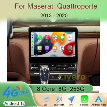 Liyero Android 12 Za Maserati Quattroporte 2013-2020 Avto Radio Stereo Multimedijski Predvajalnik, GPS Navigacijo Video Carplay WiFi 4G