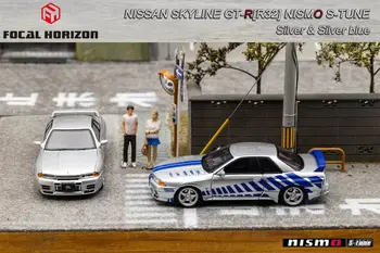 **Pre-order ** Osrednja Obzorja FH 1:64 Nissan Skyline R32 Nismo S-Tune srebrna /FNF Diecast Model Avtomobila