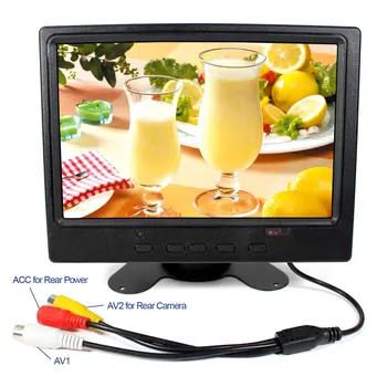 7 palčni IPS 1280x800 LCD Monitor MI HD+VGA+2AV Obračalni Z NAMI za izmenični Tok