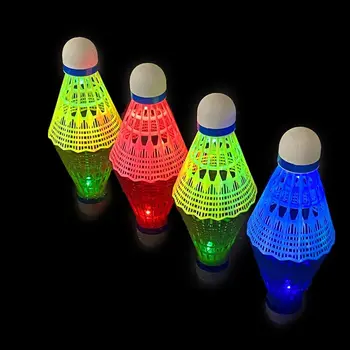 Žareče LED Badminton Žogo Plastičnih Pisane žogice za Badminton Usposabljanje Športnih Razsvetljavo Badminton V/na Prostem Noč