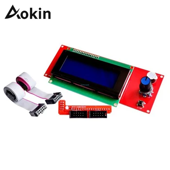 Aokin 2004 LCD-Zaslon 3D Tiskalnika Reprap Smart Ac Krmilnik Reprap Rampe 1.4 1.6 Mega2560 Odbor 2004 lcd Krmilnik