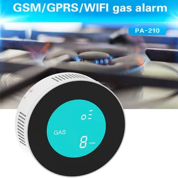 PGST Novo Varnostno-Smart APP WIFI Nadzor Detektor Gorljivih Plinov LCD Zaslon Gospodinjski Smart Zemeljskega Plina, Alarm Senzor