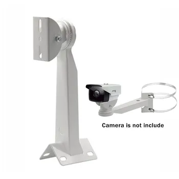 Aluminij CCTV Kamere Nosilec Valjaste Pole Hoop Nosilec pravim Kotom Zunanji Steni Kotu Nosilec za Montažo Podporo Stoji Imetnika