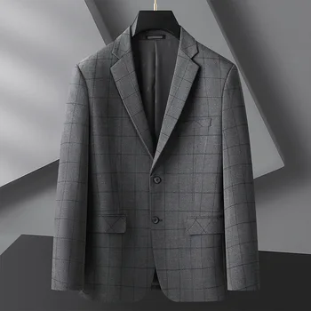 5748-2023 Novih moških priložnostne obleko trend dolgo sleeved majhne obleko korejski slim jakna