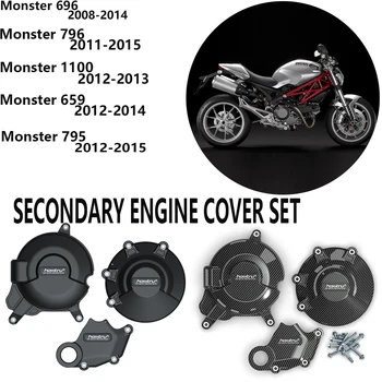 Za Ducati Monster 796 Za Obdobje 2011-2015 Monster 1100 2012-2013 Motorno Kolo Pokrov Motorja Sklopka Pokrov Zaščitni Set Pribor