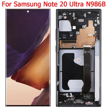 Original N986B Zaslon Za Samsung Galaxy Note 20 Ultra Zaslon Z Okvirjem 6.9