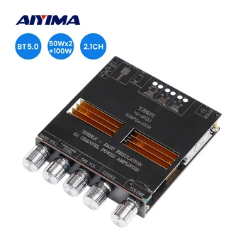 AIYIMA TPA3116 Moč Subwoofer Ojačevalnik Odbor 2x60W+100W Bluetooth 2.1 5.0 TPA3116D2 Avdio Ojačevalec Zvoka AUX USB Amplificador