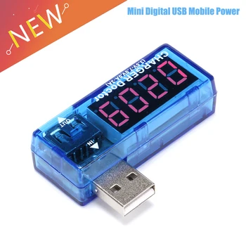 Pametna Elektronika Digitalni USB Mobile Power polnilni tok Napetost Tester Meter Mini USB Polnilec Zdravnik Voltmeter Ampermeter