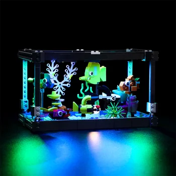 VESELJE MAGS Samo Led Luči Komplet za 31122 Fish Tank gradniki Set (NE Vključuje Model) Lučka Opeke Igrače za Otroke