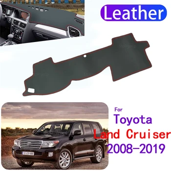 Usnje Dashmat nadzorna plošča Pokrov Dash Pad Mat Preprogo Avto-Styling pribor za Toyota Land Cruiser Prado 120 J120 2003~2009