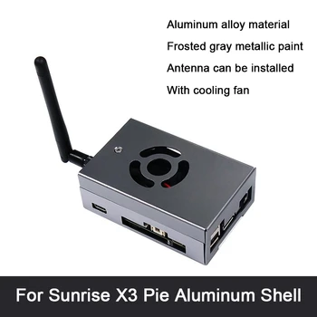 Za Obzorje Vzhajajočega Sonca X3 Pie Razvoj Odbor za Hlajenje Ohišja Z Hladilni Ventilator+Enhanced Antene WIFI Kit
