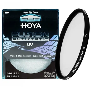 HOYA FUSION ANTISTATIC UV Filter Slim Multicoat Zaščitna 49_52_55_58_62_67_72_77_82mm za SLR Fotoaparat Dodatno Zaščito Objektiva