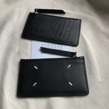 MM6 Moških in žensk black cowhide praktično kovanec denarnice kartico vrečko
