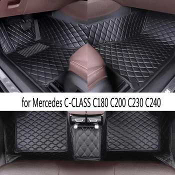 CRLCRT Avto predpražnike za Mercedes C-CLASS C180 C200 C230 C240 C250 C280 C300 CL200 CL500 CL550 CLA Auto Dodatki Notranjost, De