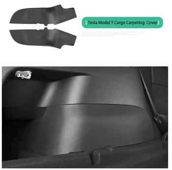 Za Tesla Model Y Tovora Strani Zaščitnike Boot Preprogo, odporna na praske TPE Pokrov Zadaj Prtljažnik Anti-kick Blazine