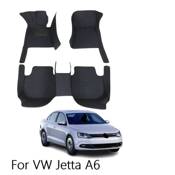 Avto predpražnike Za VW Volkswagen Jetta A6 2019 2018 2017 2016 2015 2014 2013 Auto Notranjosti Preprog Styling Pokrovi, dodatna Oprema