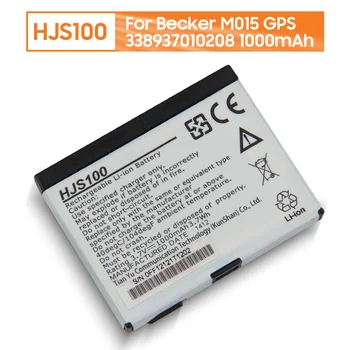 Zamenjava Baterije HJS100 Za Becker HJS100 HJS-100 M015 GPS 338937010208 GPS Rechargavle Baterije 1000mAh