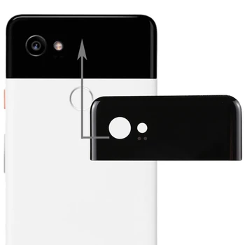 Hrbtni Pokrovček Vrh Stekleni Pokrovček Objektiva za Google Pixel 2 XL