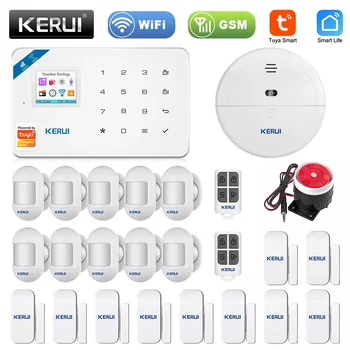 KERUI W181 Alarmni Sistem za Doma Varnostni Alarm Stanovanjskih Senzor Gibanja APP Nadzor Pametne GSM WIFI Protivlomni Alarmni Sistem Kit
