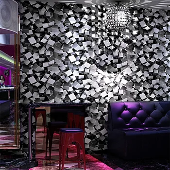 KTV Ozadje 3D Kul Moda Flash Bar Hotel Fancy Dvorana Polje Temo Soba, Strop Ozadje