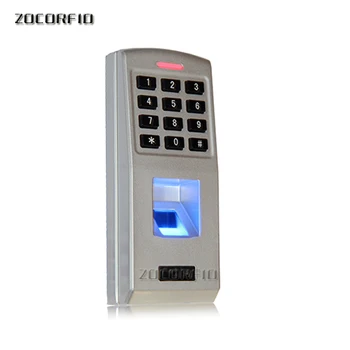 Brezplačna dostava za Kovinsko lupino/nepremočljiva nadzor dostopa prstni odtis + geslo za nadzor dostopa/ RFID wg26 vrata