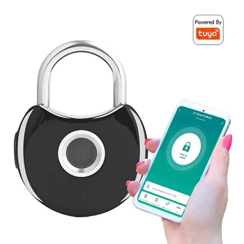 Nepremočljiva Tuya Ključavnico Bluetooth Mini Prenosni Biometrični čitalnik Prstnih Ključavnico Z USB-Ključi protivlomne Omare Zaklepanje Vrat