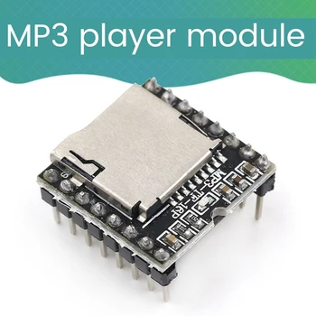 Mini MP3 Predvajalnik Modul TF Kartice U Disk Mini Avdio Modul Črni Odbor MP3 Avdio Dekodiranje Odbor Za Arduino
