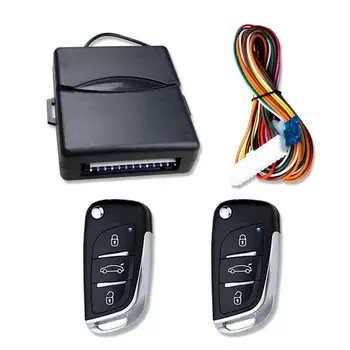 Univerzalni Avto Auto Vstop brez ključa Sistem Gumb Start Stop LED Keychain Centralne Komplet za Zaklepanje Vrat z Daljinskim upravljalnikom