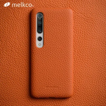 Melkco Premium Pravega Usnja Primeru za Xiaomi Mi 11 Pro 10 Ultra 5G Luksuznih Modnih Poslovnih Krava Telefon Kritje