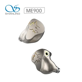 SHANLING ME900 2DD+6BA 8 Voznikov Hibridni in-Ear Slušalke 2.5/3.5/4.4 mm Svečke Slušalka MMCX Snemljiv Kabel, Slušalke