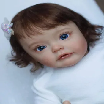 Srčkan 60 CM Prerojeni Baby Doll Silikonski Novorojenčka Dekle Veren Pravi Mehko na Dotik Ročno Umetnost Lutka Otroci Igrače in Božična Darila za Rojstni dan