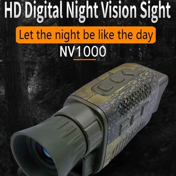 Prenosni Night Vision Naprave Infrardeča Optična Night Vision Sestavo Naprave 9 Jezikov, 5X Digitalni Zoom, Fotografije Predvajanje Videa
